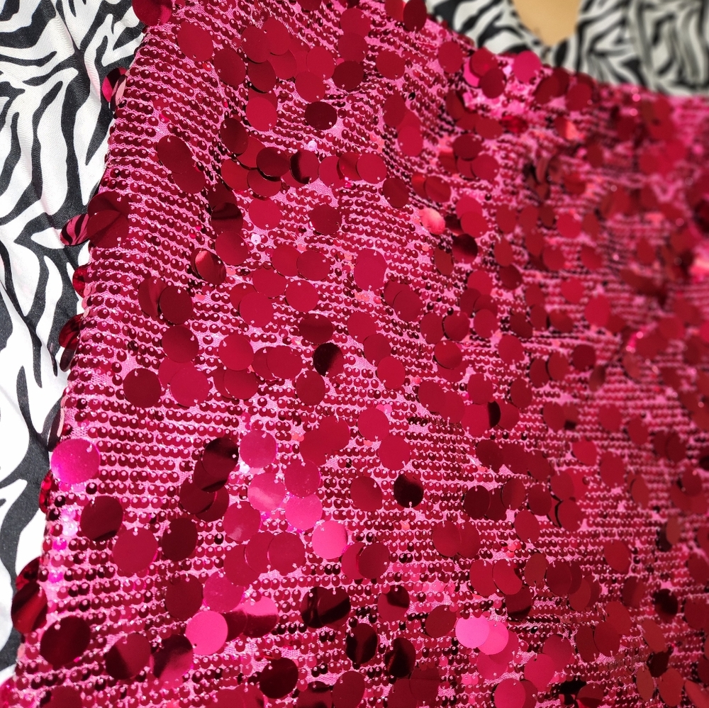 Glamorous Pink Sequin Mini Skirt - Picture 4 of 8